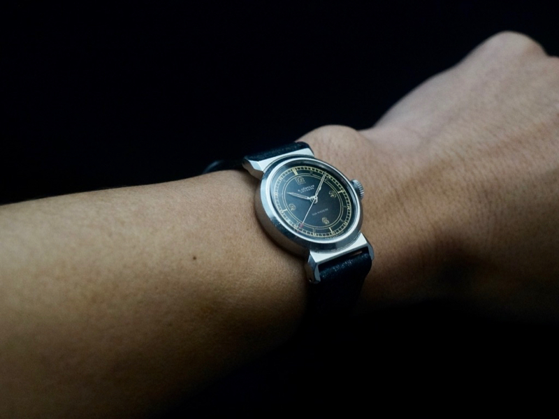 E.GUBELIN BY MOVADO / SECTOR DIAL 1930'S - アンティーク腕時計専門